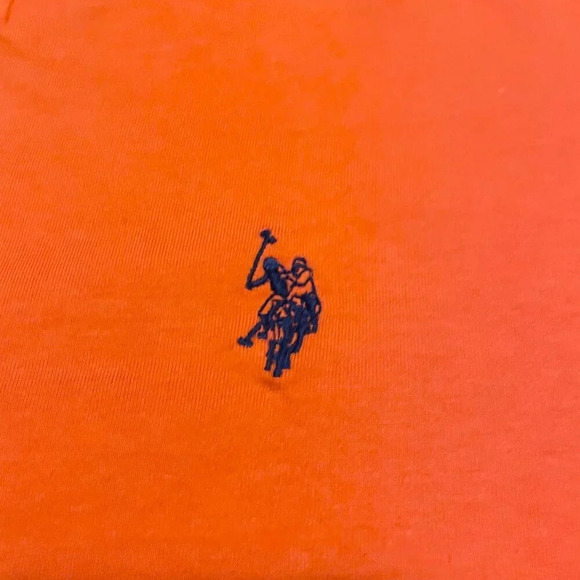 US Polo Assn Orange Mens Tshirt Mens Medium Shirt - Picture 5 of 16